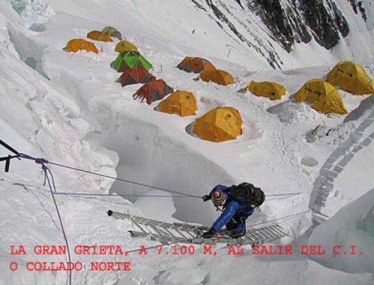 Josu Feijoo en el Everest