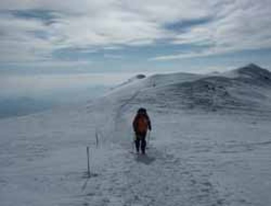 Josu Feijoo en el Elbrus