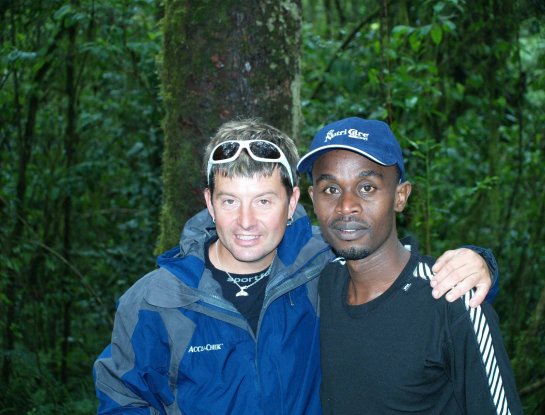 Josu Feijoo en el Kilimanjaro