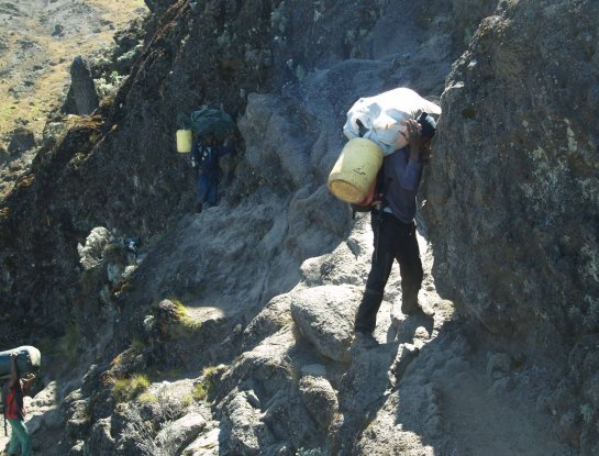 Josu Feijoo en el Kilimanjaro