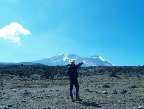 Josu Feijoo en el Kilimanjaro