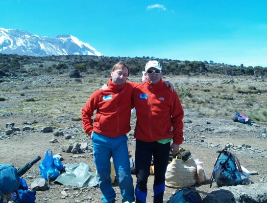 Josu Feijoo en el Kilimanjaro