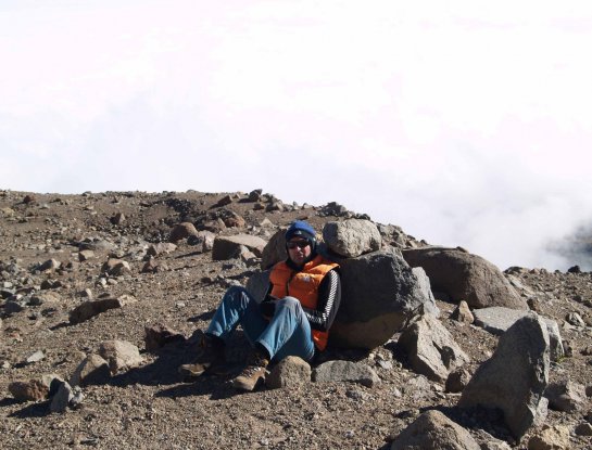 Josu Feijoo en el Kilimanjaro