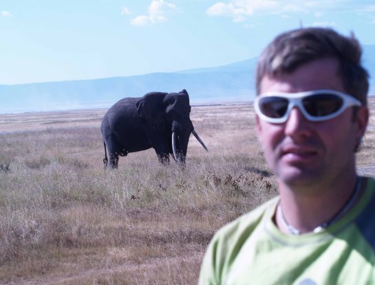 Josu Feijoo en el Kilimanjaro