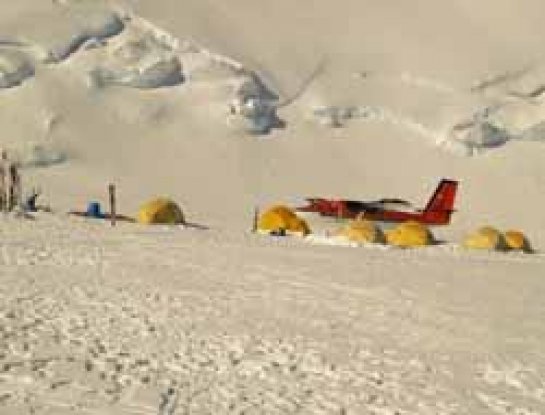 Josu Feijoo en el Vinson Massif