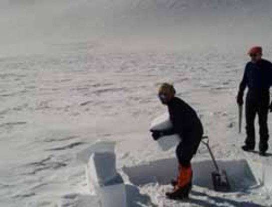 Josu Feijoo en el Vinson Massif