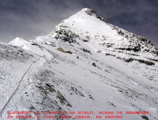 Josu Feijoo en el Everest