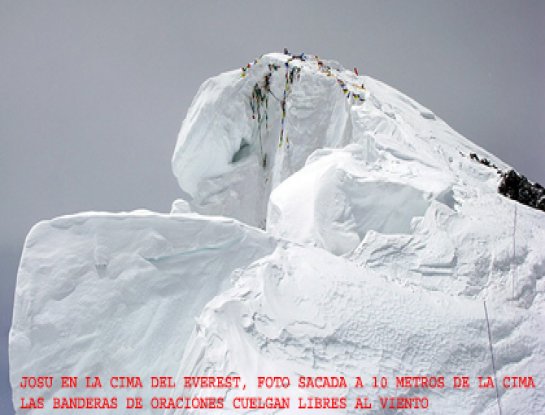 Josu Feijoo en el Everest