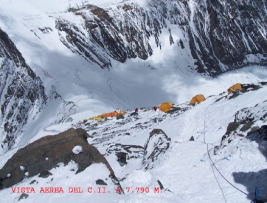 Josu Feijoo en el Everest