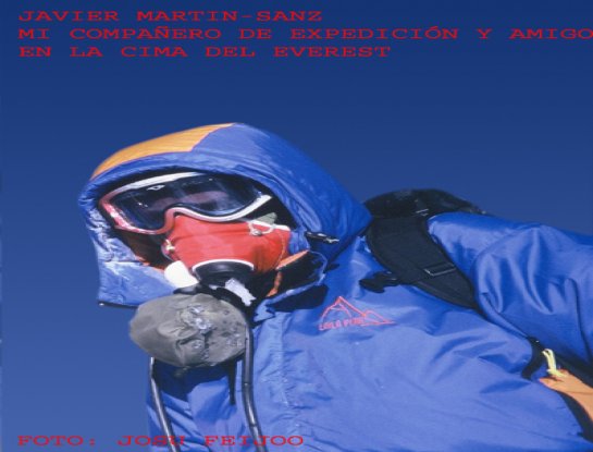 Josu Feijoo en el Everest