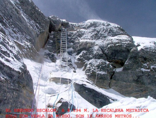 Josu Feijoo en el Everest