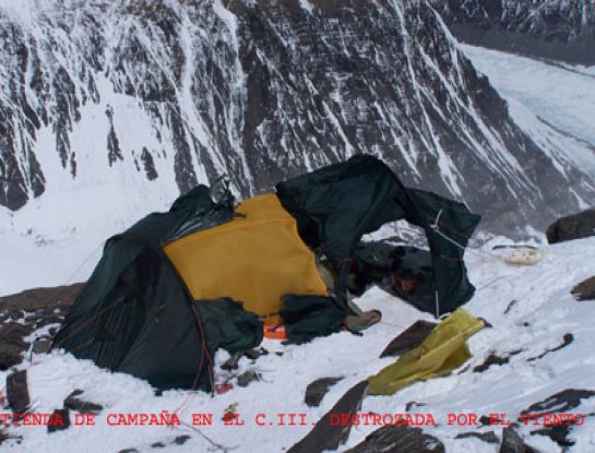 Josu Feijoo en el Everest