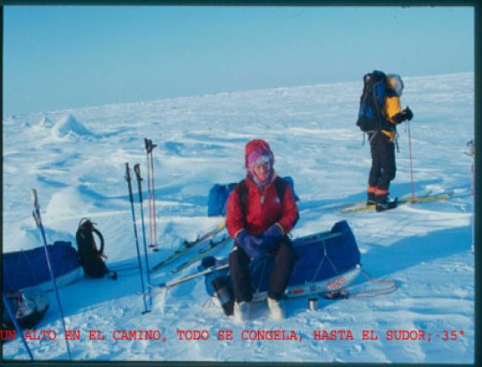 Josu Feijoo en el Polo Norte