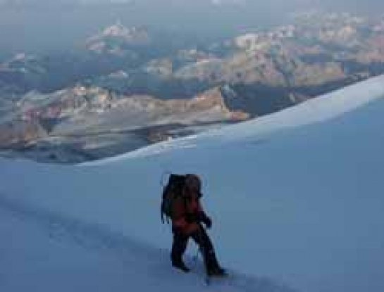 Josu Feijoo en el Elbrus