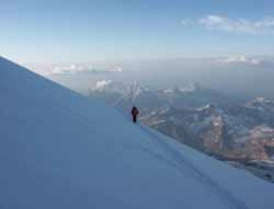 Josu Feijoo en el Elbrus