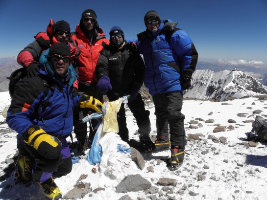 Cima todos Aconcagua